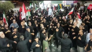 حضور پرشور مردم گالیکش در اجتماع شبانه