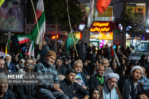 عزاداری مردم مشهد در آستانه تشییع «آقای شهید ایران»