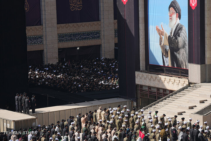 Funeral prayer held for Iran's martyred Leader