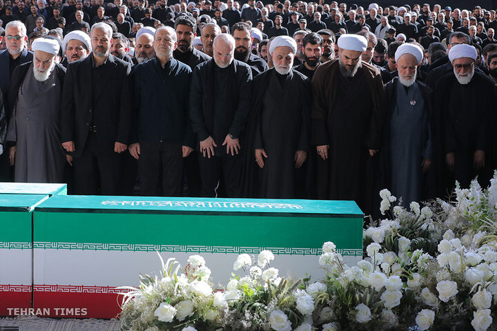 Funeral prayer held for Iran's martyred Leader