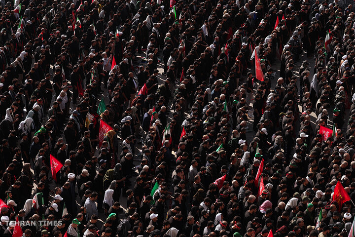 Funeral prayer held for Iran's martyred Leader