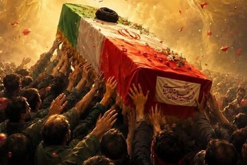 دعوت الحشد الشعبی از عراقی‌ها برای شرکت در تشییع پیکر رهبر شهید +فیلم