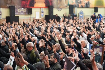 مراسم وداع با رهبر شهید در کرمانشاه برگزار شد