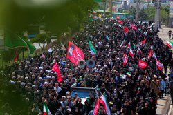 راهپیمایی جاماندگان تشییع رهبر شهید انقلاب در اردبیل