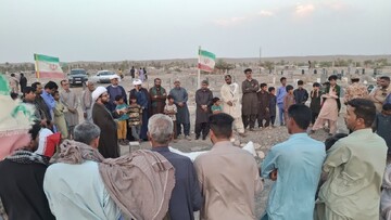 برگزاری مراسم بزرگداشت امام شهید در روستای اسفند شهرستان دلگان