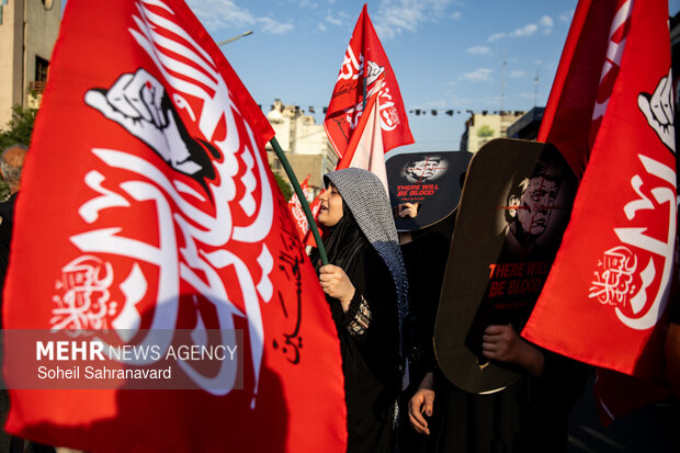 مراسم تشییع پیکر مطهر رهبر شهید انقلاب در تهران - ۱