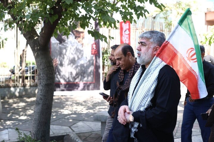 حضور اهالی ورزش در مراسم تشییع رهبر شهید انقلاب