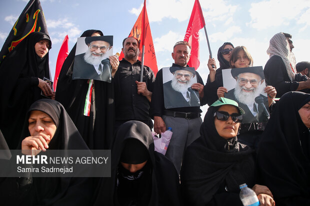 مراسم تشییع پیکر مطهر رهبر شهید انقلاب در تهران - ۸
