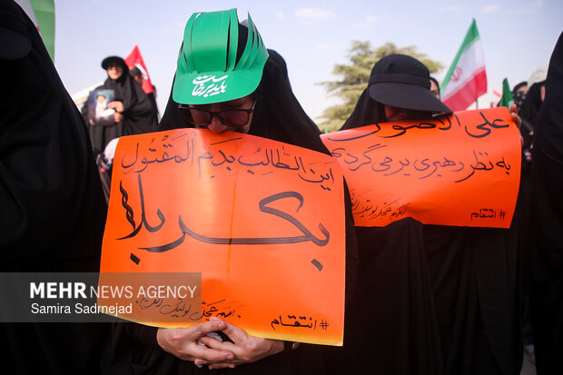 مراسم تشییع پیکر مطهر رهبر شهید انقلاب در تهران - ۸