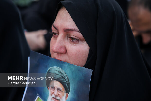 مراسم تشییع پیکر مطهر رهبر شهید انقلاب در تهران - ۸