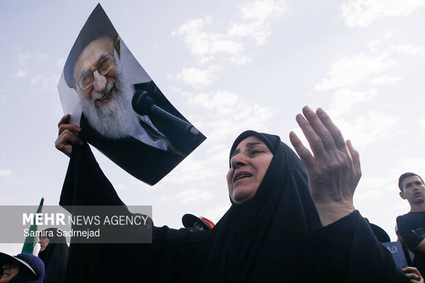 مراسم تشییع پیکر مطهر رهبر شهید انقلاب در تهران - ۸