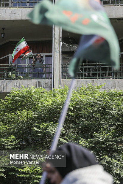 مراسم تشییع پیکر مطهر رهبر شهید انقلاب در تهران - ۹
