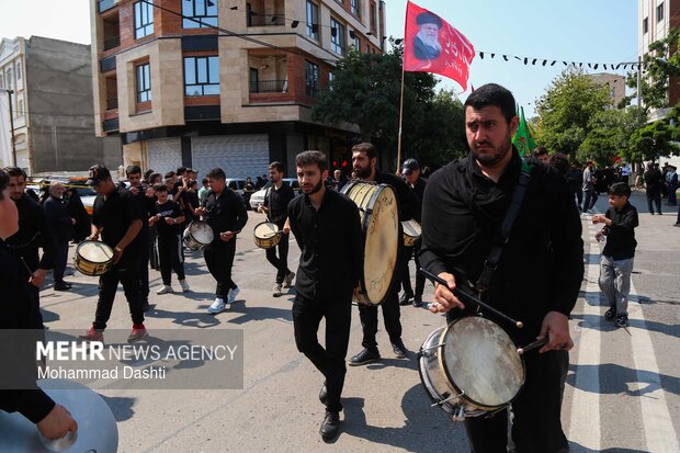 راهپیمایی جاماندگان تشییع رهبر شهید انقلاب در اردبیل