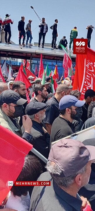 بدرود آقای شهید ایران؛ تهران برای همیشه با قائد امت خداحافظی کرد 2 پایگاه خبری ججین حضور سردار قاآنی در مراسم وداع با رهبر شهید ایران