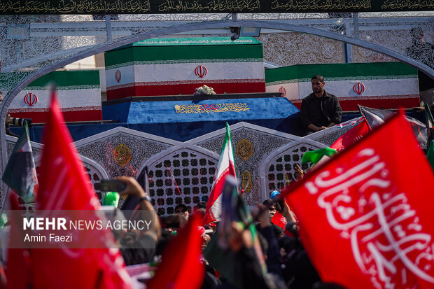 مراسم تشییع پیکر مطهر رهبر شهید انقلاب در تهران - ۳