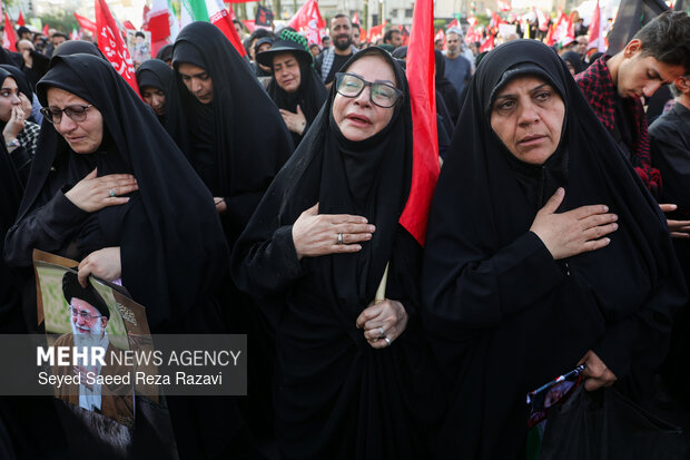 مراسم تشییع پیکر مطهر رهبر شهید انقلاب در تهران