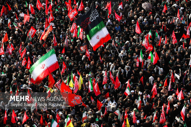 مراسم تشییع پیکر مطهر رهبر شهید انقلاب در تهران