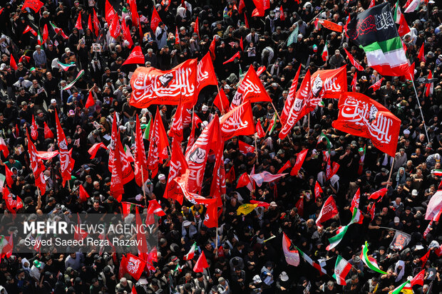 مراسم تشییع پیکر مطهر رهبر شهید انقلاب در تهران
