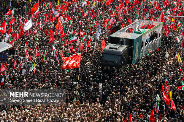 مراسم تشییع پیکر مطهر رهبر شهید انقلاب در تهران