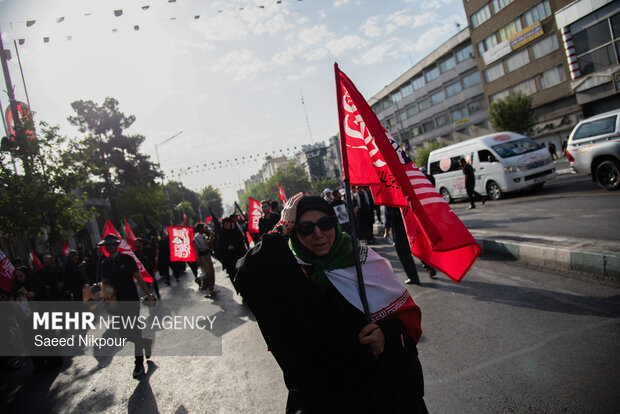 مراسم تشییع پیکر مطهر رهبر شهید انقلاب در تهران - ۱۳