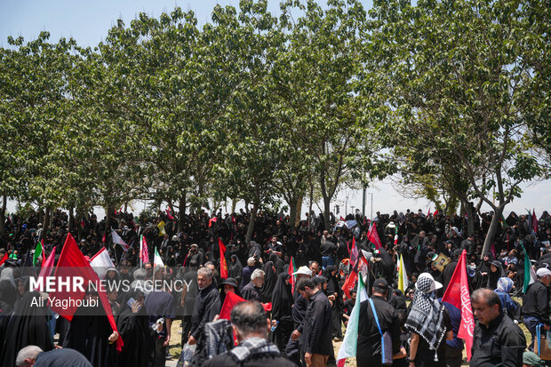 مراسم تشییع پیکر مطهر رهبر شهید انقلاب در تهران - ۱۴