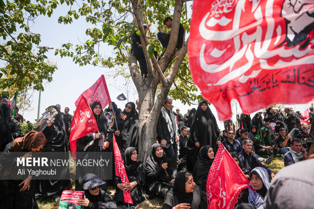 مراسم تشییع پیکر مطهر رهبر شهید انقلاب در تهران - ۱۴