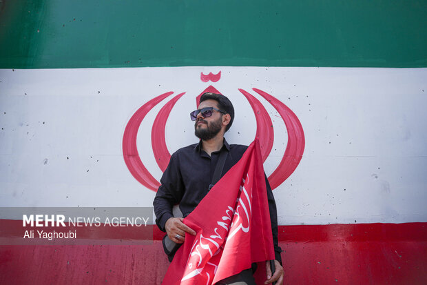 مراسم تشییع پیکر مطهر رهبر شهید انقلاب در تهران - ۱۴