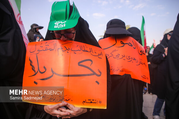 مراسم تشییع پیکر مطهر رهبر شهید انقلاب در تهران - ۸