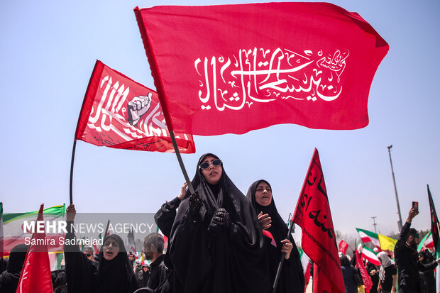 مراسم تشییع پیکر مطهر رهبر شهید انقلاب در تهران - ۸
