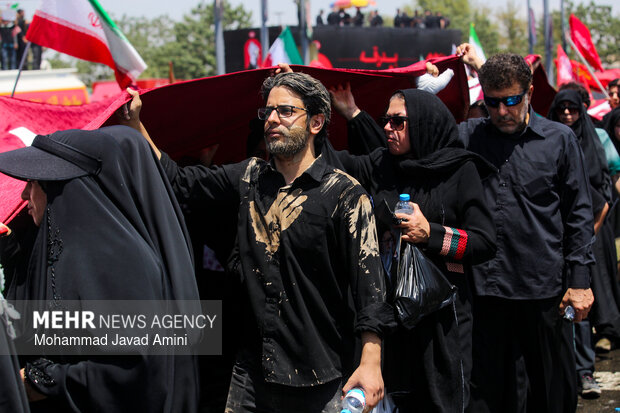 مراسم تشییع پیکر مطهر رهبر شهید انقلاب در تهران - ۱۵
