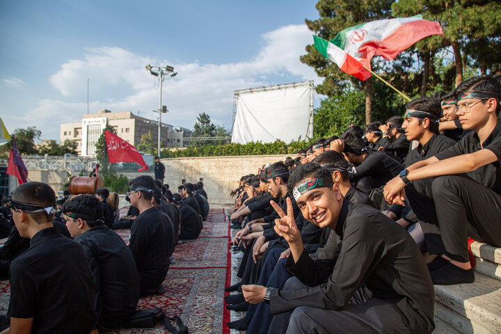 رزمایش نوجوانان خراسانی برای تشییع و خونخواهی آقای شهید ایران
