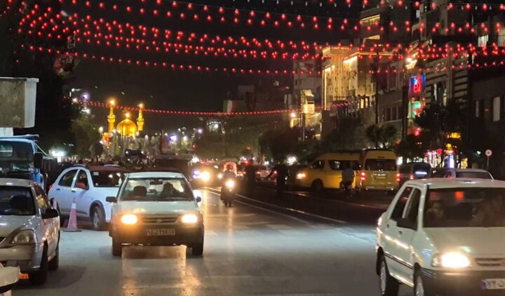 خیابان امام رضا(ع) مشهد در آغوش اندوه رهبر  شهید
