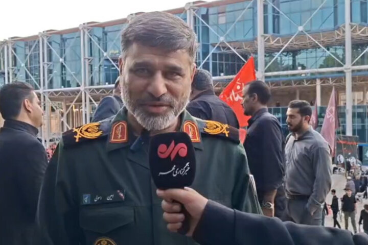 دعوت جانشین سپاه امام رضا (ع) از مردم برای مراسم تشییع رهبر شهید دعوت جانشین سپاه امام رضا (ع) از مردم برای مراسم تشییع رهبر شهید
