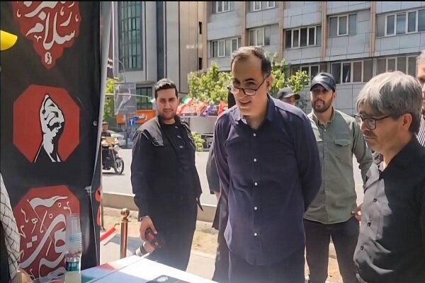 بازدید رئیس بنیاد شهید و امور ایثارگران از مواکب بنیاد