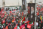 قم میں شہید رہبر انقلاب اسلامی کی تاریخی تشییع، لاکھوں افراد کا خون کا بدلہ لینے کا اعلان