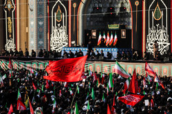 تایم لپس مراسم وداع با آقای شهید ایران در آستان مقدس مسجد جمکران