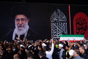 وصول الجثمان الطاهر للقائد الشهيد إلى النجف الأشرف