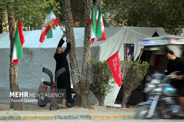 آماده سازی شهر نجف برای تشییع رهبر شهید