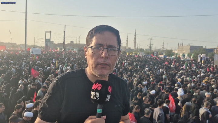 حال و هوای خیابان اطراف مسجد جمکران در هنگام اقامه نماز بر قائد شهید