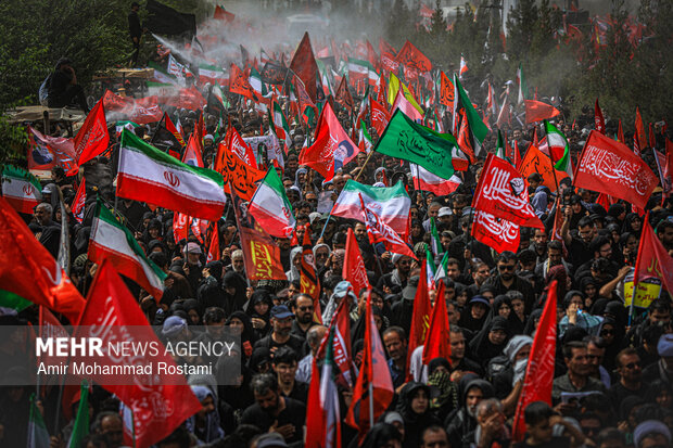 تشییع پیکر «آقای شهید ایران» در قم