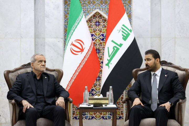 President Pezeshkian arrives in Iraq's Najaf