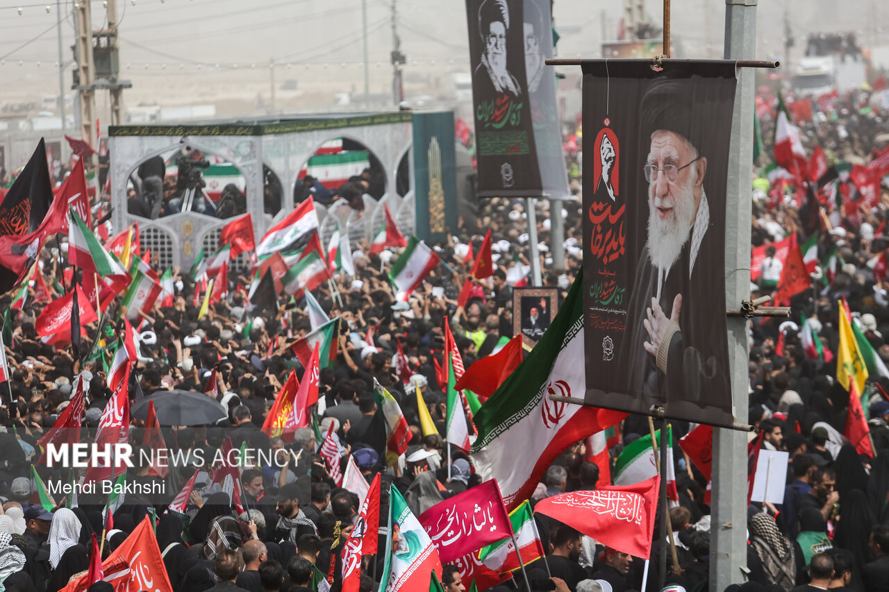 VIDEO: Mehr staffer's video footage of funeral in Qom