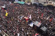 4300 ڕۆژنامەنووسی عێراقی و بیانی ڕووماڵی بەڕێ کرانی تەرمی ڕێبەری شەهید دەکەن