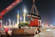 نصب ۵ دستگاه مه‌پاش در میدان بیت‌المقدس مشهد