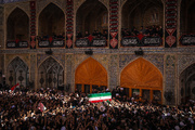 In the loving embrace of Imam Hussein: Martyr Khamenei