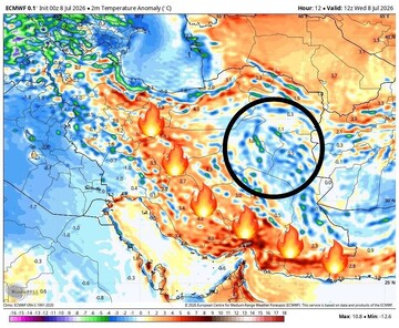 هشدار بارش‌های سیلابی در ۴ استان طی ۴۸ ساعت آینده؛ وزش باد در ۱۳ استان