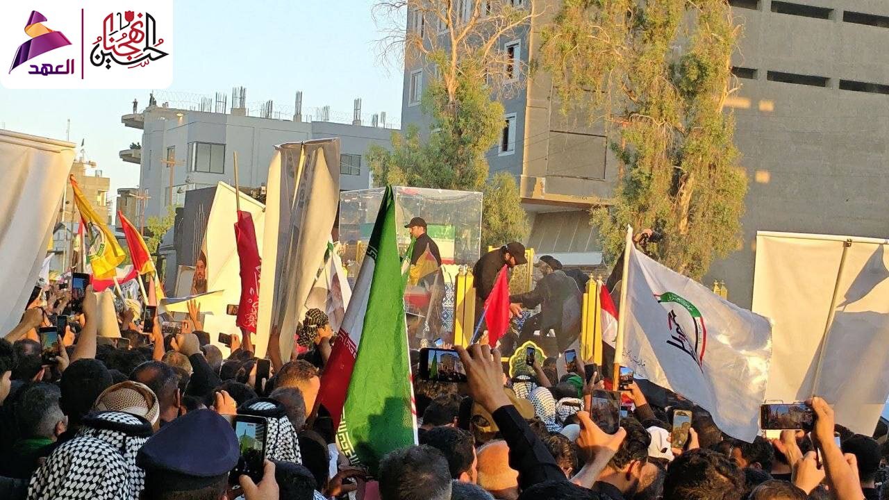 چەند ملیۆن هاووڵاتی عێراقی ئامادەی ڕێوڕەسمی بەڕێکرانی تەرمی ڕێبەری شەهیدی ئێرانن