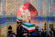 عهد ادامه‌ دار مردم آستانه در سوگ قائد امت؛ میراث دار راه رهبر شهیدیم