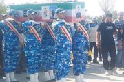 پیکر شهید معینی در بوشهر تشییع شد