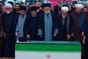 Şehit Lider'in cenaze namazını oğlu Mustafa Hameney kıldırdı